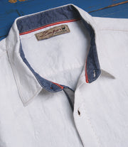 Paros Bay Dot Linen Shirt